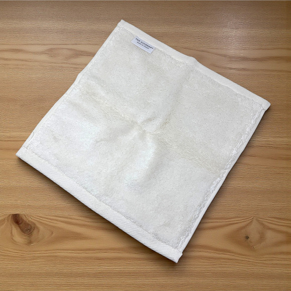 NEW The Citizenry Plush Face Towel Washcloth 100% Organic Cotton Natural White - Picture 2 of 7